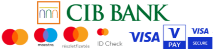 Kártyás fizetés szolgáltatója: CIB BANK